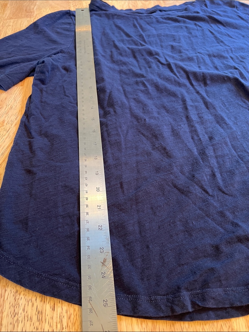 LOFT Vintage Soft Short Sleeve Tee Navy Blue Size XL - Picture 7 of 13